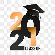 Hanging golden 3d numbers with ribbons, isolated on transparent background. Class Of Graduation 2021 Vector Clipart Deisgn Class Of Graduation Vector Png And Vector With Transparent Background For Free Download Artofit