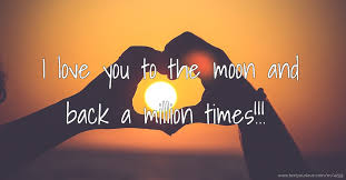 We did not find results for: I Love You To The Moon And Back A Million Times Text Message By Superman