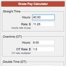 gross pay calculator