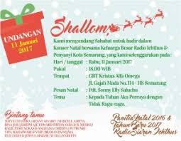 Text of 21542974 format undangan natal. Download Cetakan Kartu Natal Dan Undangan Natal Radio Ichthus