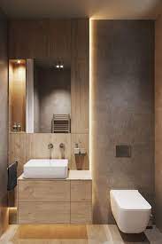 Modern bathroom design adds style and convenience to your life and brings comfort to your home. Luxe And Minimalist Small Bathroom Interior By Johny Mrazko And Studioe Small Bathroom Interior Washroom Design Minimalist Small Bathrooms