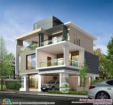 3719 Square Feet 3 Storied Ultra Modern Home Bungalow House Design 2 Storey House Design Modern Bungalow Exterior