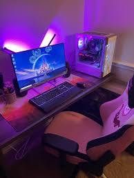 first setup peep the dva secret lab battlestation setup gamer room decor