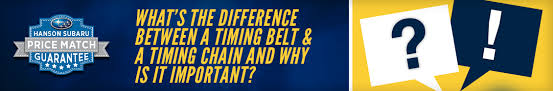 whats the difference between timing belt chain service