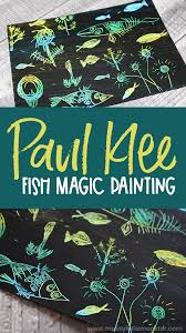 This very special puzzle was designed by seattle artist maria berg to have a bubbly feel with. Paul Klee Fish Magic Scratch Art Messy Little Monster