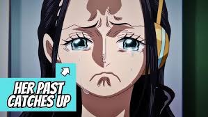 Nico Robin cries when hearing about Ohara