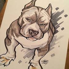 Don T Ignore These Pointers Drawingcartoons Pitbull Art Animal Art Dog Drawing
