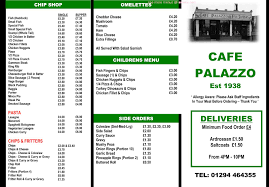 Price range $$ page transparency see more. Online Menu Of Palazzo Cafe Restaurant Ardrossan United Kingdom Ka22 8jx Zmenu