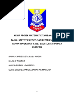 Saya buat ni mlalui sumber2 tertentu dan edit sikit2. Kerja Projek Matematik Tambahan 2018 Docx