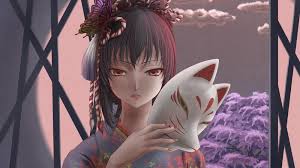 Résultat de recherche d'images pour "manga cat girls kimono"
