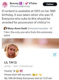 Lil Tay 12:01 : r/abanpreach