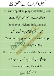 Sentences On Cricket English Phrases Sentences English Phrases Learn English