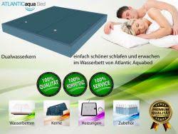 Dual wasserbett matratze wasserkern softside alle größen + 2 gratis conditioners. Wasserbett Matratze Dual Set 2 Stk Inkl Trennwand Outliner Wasserkern Softs Atlantic Aqua Bed Shop