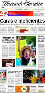 Contacto más portales de megamedia Portada El Diario De Yucatan Yucatan Portadas Mexico