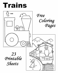 This train coloring page is moving full steam ahead! Train Coloring Pages