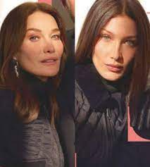 Carla bruni and bella hadid, 21, posted this picture on instagram after meeting at the french film festival. Bella Hadid Vs Carla Bruni