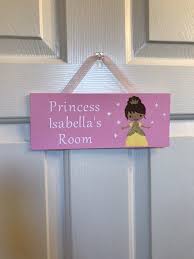 Personalized Sign Hand Painted Door Hanger Princess Bedroom Etsy Playroom Signs Painted Doors Bedroom Door Signs