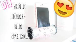 Maybe you would like to learn more about one of these? Diy Phone Holder Speaker Made From Toilet Paper Roll Youtube
