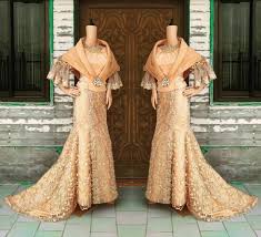 Filipiniana Dress Balintawak Gown Filipino Costume Philippine Terno Filipiniana Dress Modern Filipiniana Dress Modern Filipiniana Gown