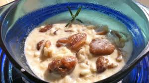 Minestra Di Riso Latte E Castagne Piemonte Italia