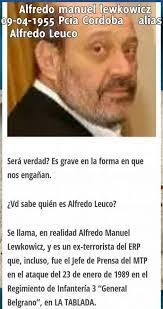 Alfredo lewkowicz, ( córdoba, 9 de abril de 1955) más conocido como alfredo leuco es un periodista argentino. Rogelio Alaniz Ø¹Ù„Ù‰ ØªÙˆÙŠØªØ± Lo Escucho A Alfredo Leuco En El Programa De Mirtha Legrand Discutir Con Hugo Moyano Y No Puedo Ocultar Mi Orgullo De Identificarme Con Un Periodista Con Un