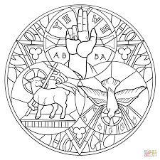 Heilige Drie Eenheid Espiritu Santo Para Colorear Simbolos Cristianos Tatuaje De Trinidad