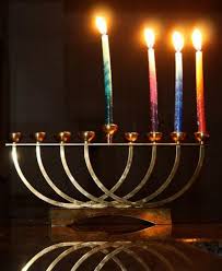 Third Night Chanukah Menorah Hanukkah Menorah How To Celebrate Hanukkah Menorah