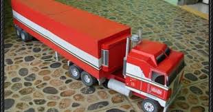 Bj And The Bear Truck Found B J And The Bear Truck Paper Model Free Download Paper Models Paper Crafts Paper Toys