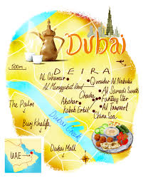 Avio karte od 314 eur! Dubai Map Shopping Travel Dubai Karte Dubai Reisetipps
