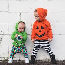 Halloween Hoodies Matching Fashion For Kids Shopsmall Handmade Meandreekie Kids Outfits Baby Pumpkin Costume Kids Fashion