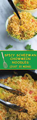 Spicy Schezwan Chow Mein Noodles Naive Cook Cooks Recipe Cooking Recipes Pasta Dishes Cooking