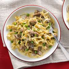 Campbell S All In One Creamy Chicken Stroganoff Recipe Chicken Stroganoff Creamy Chicken Campbells Recipes Chicken