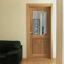Jbk River Oak Thames 1 Light Door With Etched Lines On Clear Glass Door Design Interior Internal Doors Doors Interior