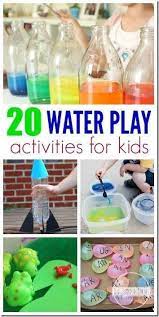 These preschool water activities below are perfect for science at home as well as in the classroom! 20 Water Games For Kids Water Play Activities Summer Activities For Kids Water Games For Kids