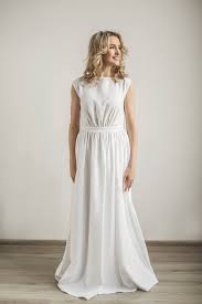Linen Greek Wedding Dress Linen Wedding Dress Modest Wedding Dress Simple Wedding Dress Christening Dress Baptism Dress Roman Dress Best Wedding Dress Casual Wedding Dress Greek Style Wedding Dress Modest