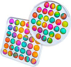 Original fidget toys & order $40 free shipping. Buy Gmajdar Pop Fidget Toys Pack Anti Anxiety Stress Relief Tie Dye Push Pop Bubble Fidgets Toys Rainbow Simple Toys For Kids Adults 2 Pack Circular Square Online In Hungary B095pqswfr