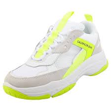 Is responsible for this page. Baskets Calvin Klein Maya Femme Blanc Jaune Blanc Jaune Cdiscount Chaussures