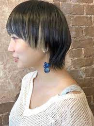 マッシュウルフ yahoo beauty マッシュ ウルフ インナーカラー ヘアスタイル