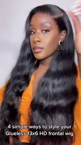 4 Simple Ways to Style Your Glueless Frontal Wig