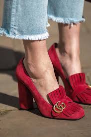 Red Gucci Shoes Ej Style Gucci Shoes Fashion Shoes Heels