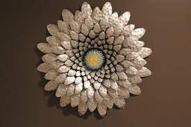 Get free shipping on qualified metal work wall sculptures or buy online pick up in store today in the home decor department. Pin On Metal Flowers Outdoor And Indoor