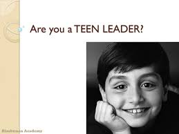 Are you a teen leader
