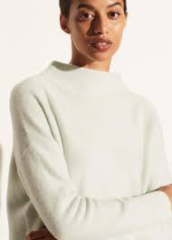 Vince Boiled Funnel Neck Pullover