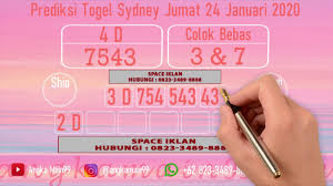 Prediksi Togel Sidney Jumat 24 Januari 2020 Angka Main Kalender Togel Bocoran Sdy Youtube