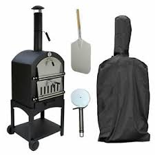 Avec notre pierre à pizza traditionnelle, à vous les pizzas croustillantes cuites en moins de 5 minutes ! Four A Pizza D Exterieur Avec Pelle Pierre A Pizza Et Housse Impermeable Ebay