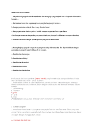 Pendekatan ekologi (ecological approach) dalam geografi. Pengenalan Geografi