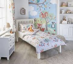 Details About Woodland Animal Design Duvet Set Curtains Cot Bed Single Double Wall Art Toddler Duvet Set Toddler Duvet Unicorn Duvet Cover