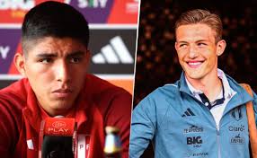 Araujo, Roca, Lora, Oliver Sonne y Piero Quispe no jugarán ante Argentina