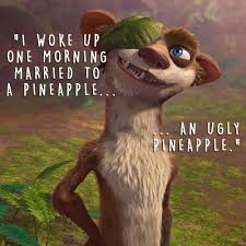 Married To A Pineapple Ice Age Ice Age Funny Ice Age Movies