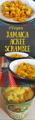 Jamaican Ackee Scramble Recipe Jamaican Recipes Raw Food Recipes Vegetarian Recipes